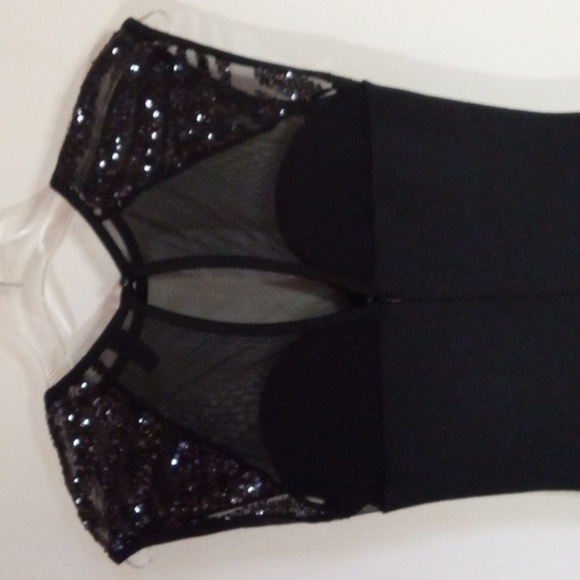 Windsor black sequin bodycon midi dress for women size xsmall - Picture 6 of 10